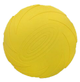 Zabawka dla psa gumowe frisbee o zapachu wanilii żółte 22cm UNIQ PETS