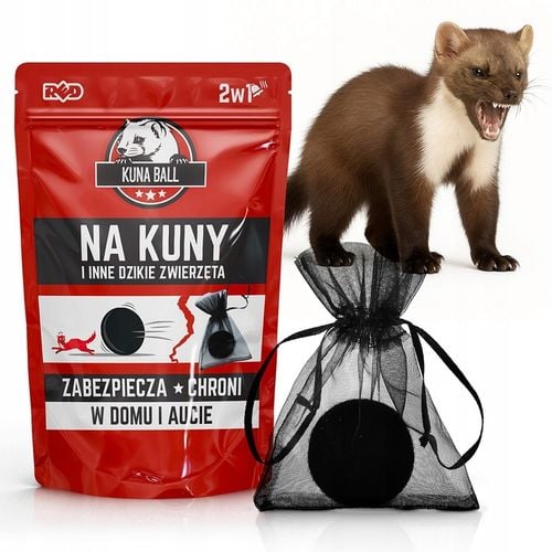 ODSTRASZACZ NA KUNY ŚRODEK ZAPACHOWY DO OCHRONY SAMOCHODU KUNA BALL 2 na Arena.pl