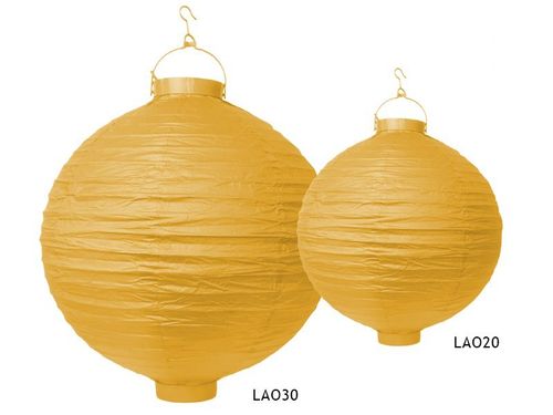 "Lampion papierowy, żółty, 20cm"_PDE na Arena.pl