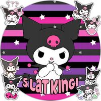 OPŁATEK NA TORT 30CM - KURO.MI MELODY HEL.LO + IMIĘ + GRATIS! 24CM 26CM