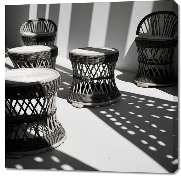 Obraz 90x90cm Gra Świateł zdjęcie 1