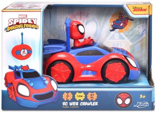 SPIDERMAN ZDALNIE STEROWANY POJAZD SPIDEY'A WEB CRAWLER RC + PILOT DISNEY na Arena.pl