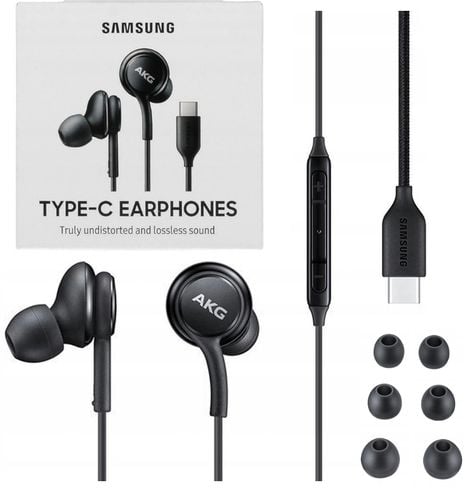 Słuchawki Samsung AKG Type-C czarne na Arena.pl