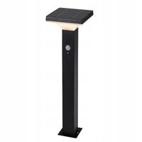 Zewnętrzna solarna lampa stojąca LED 4W IP44 50cm z czujnikiem ruchu PIR
