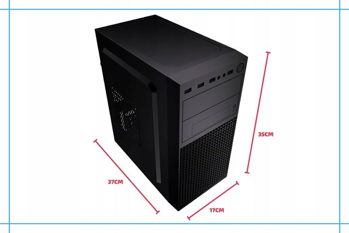 Komputer Stacjonarny Intel Core i5 8GB 512GB SSD Windows 10 WiFi Wydajny zdjęcie 14