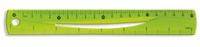 linijka zielona 20cm elastyczna bl020 zb 6726