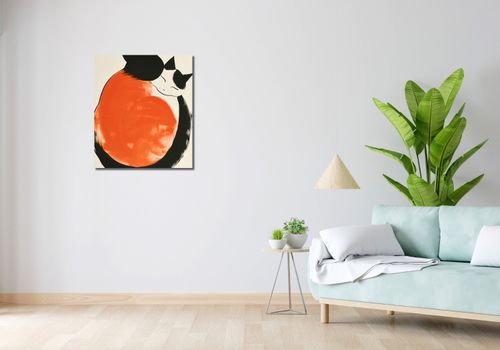 Obraz 60x70cm Yin i Yang Kotów na Arena.pl