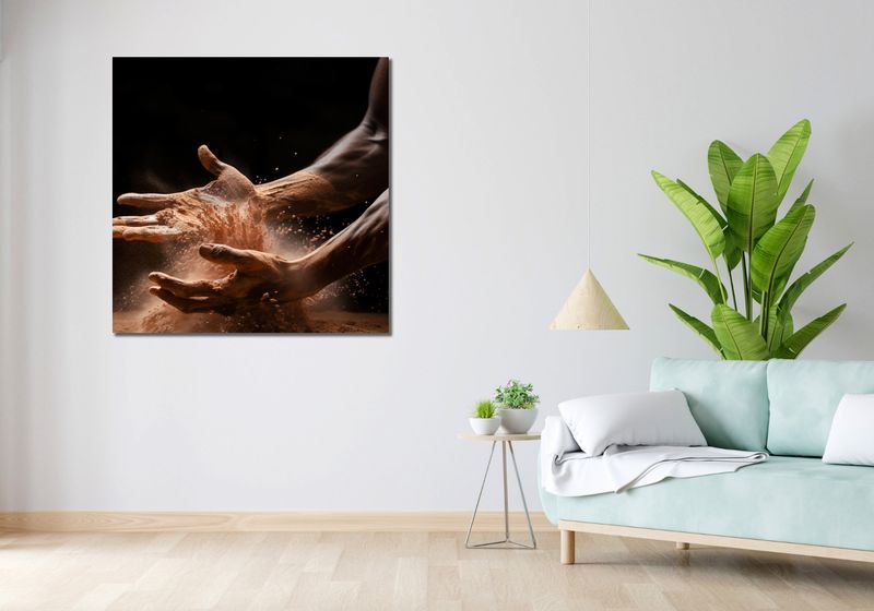 Obraz 100x100cm Taniec Ziemi zdjęcie 2