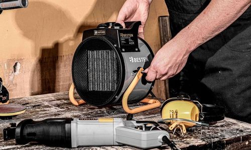 Nagrzewnica Elektryczna 3,5KW Termowentylator Dmuchawa Grzejnik na Arena.pl