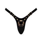 Leatherette Harness Fabulous - One Size - Black Glossy