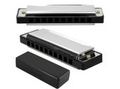 Harmonijka ustna metalowa diatoniczna tonacja c-dur 10-otworowa + etui