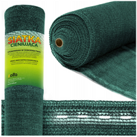 SIATKA CIENIUJĄCA MASKUJĄCA DO OGRODU ZIELONA MOCNA OSŁONA OGRODOWA 1,5X25M