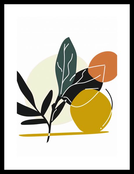 Plakat 50x70cm Elegancka Flora zdjęcie 3