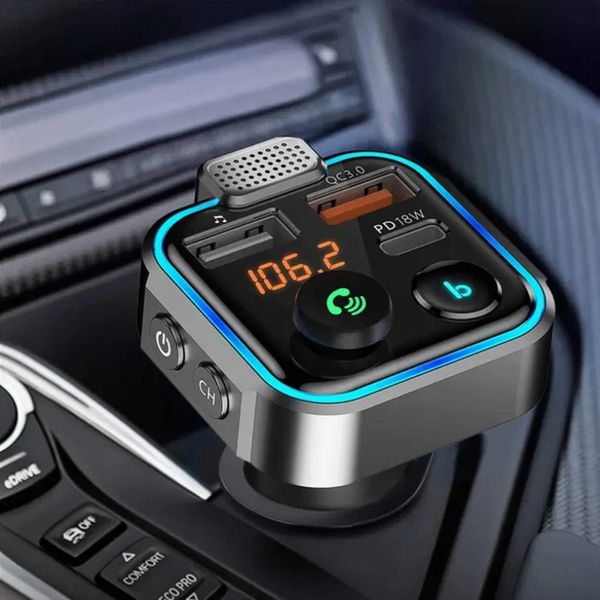 Transmiter Bluetooth do Samochodu Zestaw Głośnomówiący MP3 Ładowarka FM zdjęcie 8