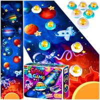 Mata Gra Curling Tor Edukacyjny Układ Słoneczny Planety Kosmos Dla Dzieci