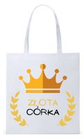 Dla Córki Córeczki Prezent Torba Eco Biała Shopper Z Nadrukiem Ze Zdjęciem