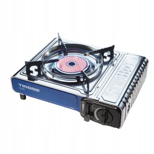 KUCHENKA TURYSTYCZNA TIROSS TS-266 SREBRNA 1650 W + 4 x BUTLE GAZOWE TS700 na Arena.pl