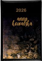KALENDARZ A5 KSIĄŻKOWY TYGODNNIOWY 2026 PLANER Z IMIENIEM, NA PREZENT