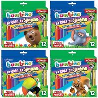 ND39_356689 KREDKI BAMBINO 12KOL/150 OPR TROJ STA