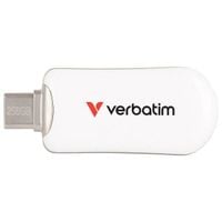 pendrive verbatim plectra 256gb usb-c    biały/white 30230