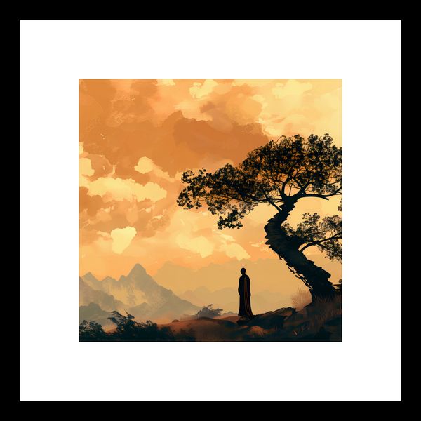 Plakat 20x20cm Zen zdjęcie 3