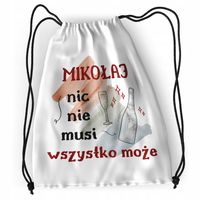 Plecak Dla Mikołaja Sportowy Szkolny Worek Torba Z Nadrukiem Ze Zdjęciem