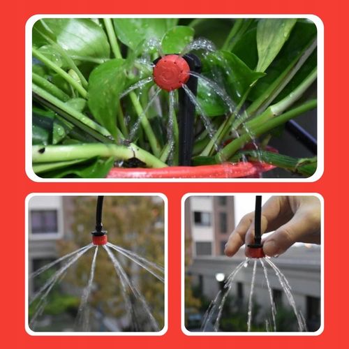 KROPLOWNIK EMITER NAWADNIANIA Z KOMPENSACJĄ 100SZT DO NAWADNIANIA PODLEWANI na Arena.pl