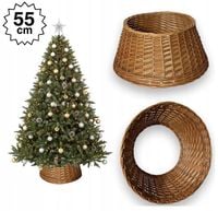 OSŁONA WIKLINOWA NA STOJAK POD CHOINKĘ NATURALNA Ø 55