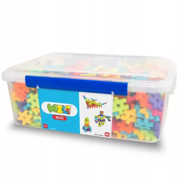 Klocki wafle Meli Maxi Edu 800 el. zdjęcie 1