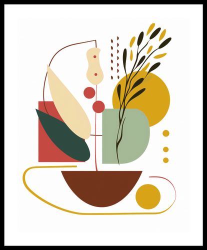 Plakat 40x50cm Harmonia Natury Martwej na Arena.pl