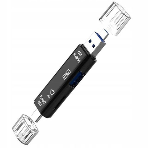 Czytnik kart microSD gniazdo USB type C / micro USB / USB 2.0 na Arena.pl