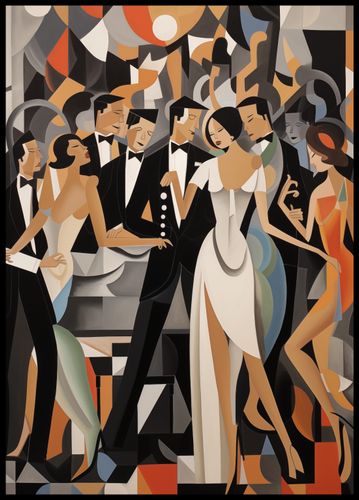Plakat 64x90cm Bal w Art Deco na Arena.pl