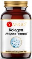 YANGO KOLAGEN typu I i III AKTYWNE PEPTYDY biodostępne + WIT.C 420mg 90kaps