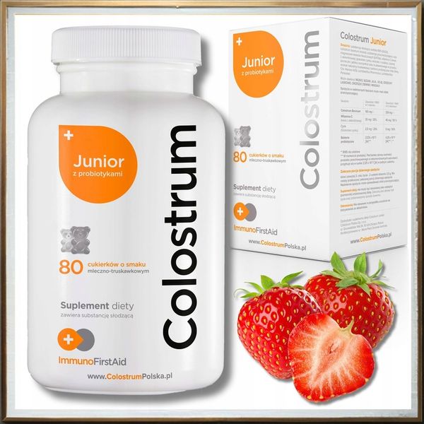 Suplement diety Colostrum JUNIOR oraz Colostrum PLUS odporność dla dzieci C zdjęcie 5