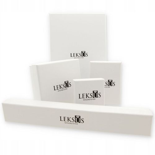 Złoty łańcuszek z pojedynczą białą cyrkonią - pr. 585 na Arena.pl