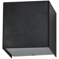 Lampa ścienna kinkiet grafitowy metalowy do salonu kuchni jadalni - CUBE