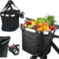 Kosz Rowerowy na Kierownicę Koszyk Przedni Wpinany Click Torba Uniwersalna