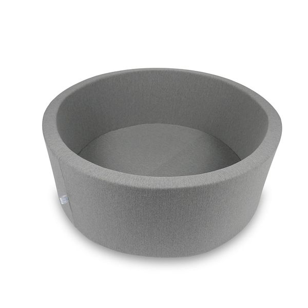 Suchy basen 110x40cm szary bez piłek zdjęcie 1