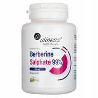 BERBERINE SULPHATE 99% BERBERYNA 400MG 60 ALINESS