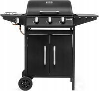 GRILL GAZOWY OGRODOWY 3+1 11kW DUŻY RUSZT SZAFKA PALNIK BOCZNY TERMOMETR