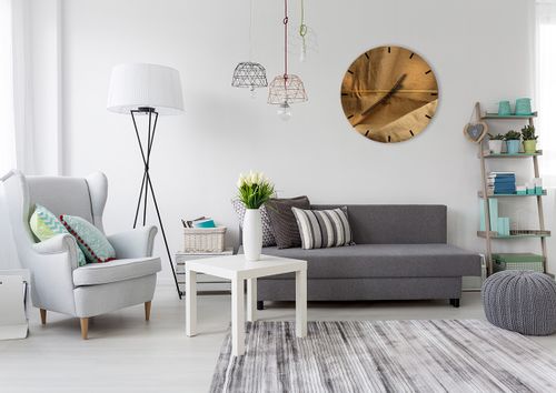 Zegar Ścienny - Płótno Strzała - 60X60 Cm - C3Ar60X60-2216 na Arena.pl