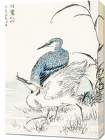 Obraz 50x70cm Night Heron, Kashu Japoński Vintage do Salonu