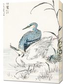 Obraz 50x70cm Night Heron, Kashu Japoński Vintage do Salonu