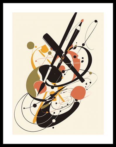 Plakat 30x40cm Abstrakcyjny Rapsod na Arena.pl