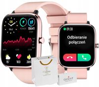 SMARTWATCH DLA DZIEWCZYNKI PREZENT NA KOMUNIĘ Z FUNKCJĄ ROZMOWY + TOREBKA
