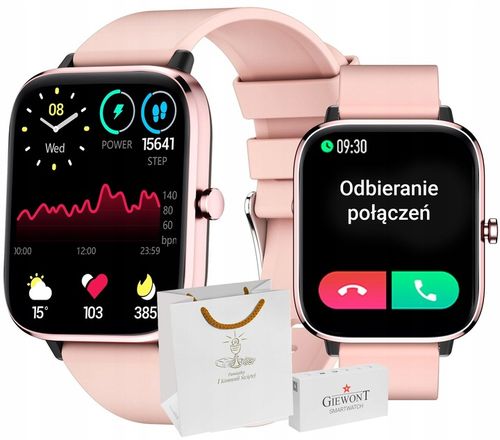 SMARTWATCH DLA DZIEWCZYNKI PREZENT NA KOMUNIĘ Z FUNKCJĄ ROZMOWY + TOREBKA na Arena.pl