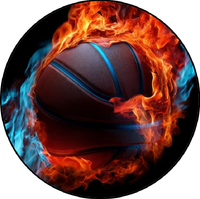 Opłatek na tort Urodziny Piłka Koszykówka Koszykarz Kosz Mecz