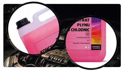 KONCENTRAT PŁYNU DO CHŁODNICY RÓŻOWY MOBIL MEDIC G12 - 35°C 4L na Arena.pl
