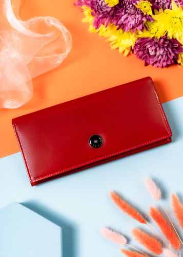 portfel damski skórzany ptn 1680133-ngv-5809 red na Arena.pl