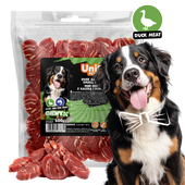 Miękkie przysmaki dla psa kaczka i dorsz 500 g Uniq Pets